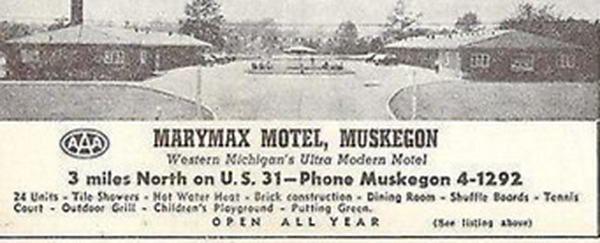 Marymax Motel - Old Ad